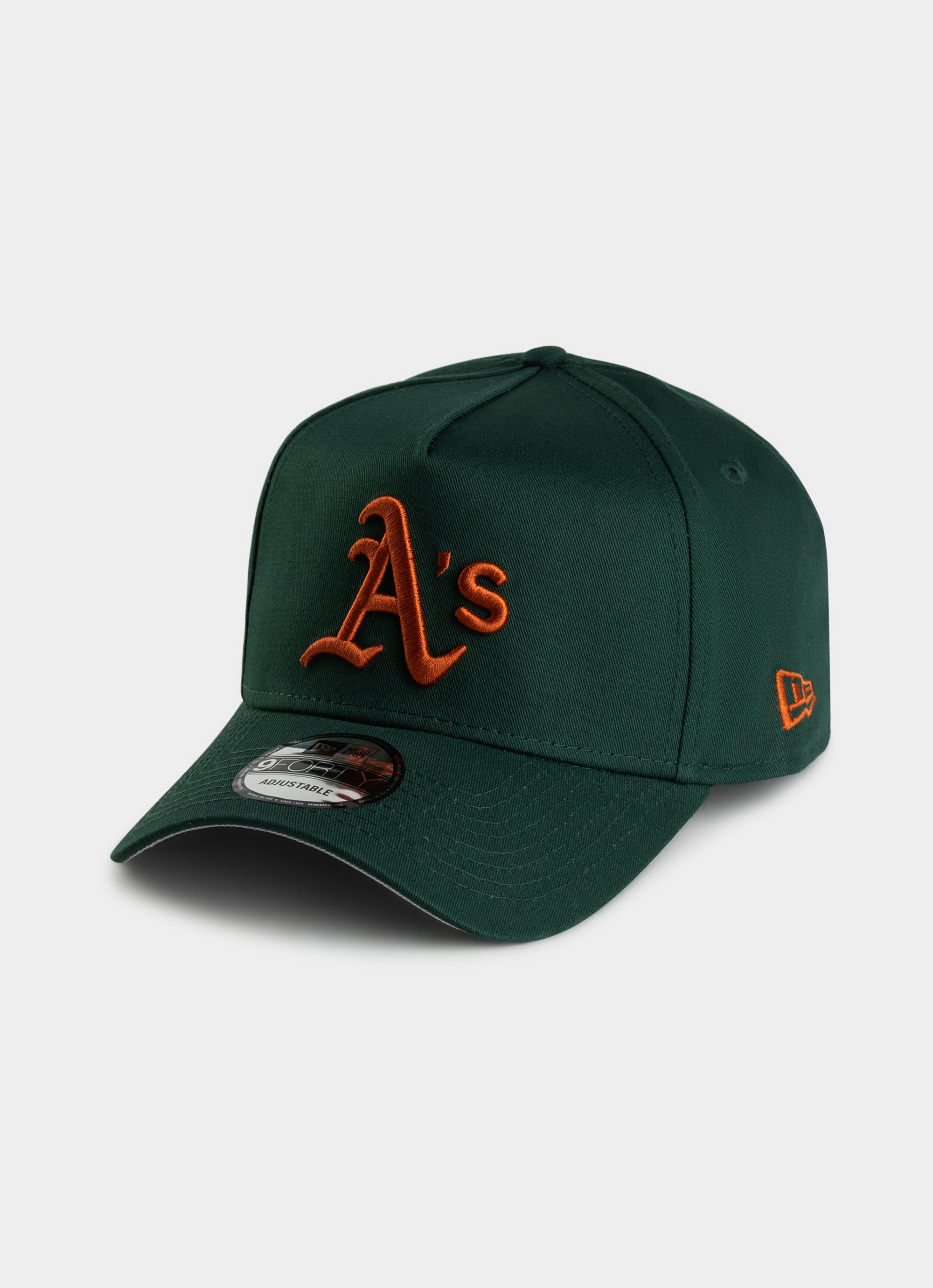 New Era Oakland Athletics Black 9Forty A Frame Trucker Snapback Hat, A-FRAME HATS, CAPS