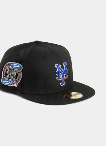 New Era New York Mets Subway Series Black and Red Edition 59Fifty Fitted  Cap