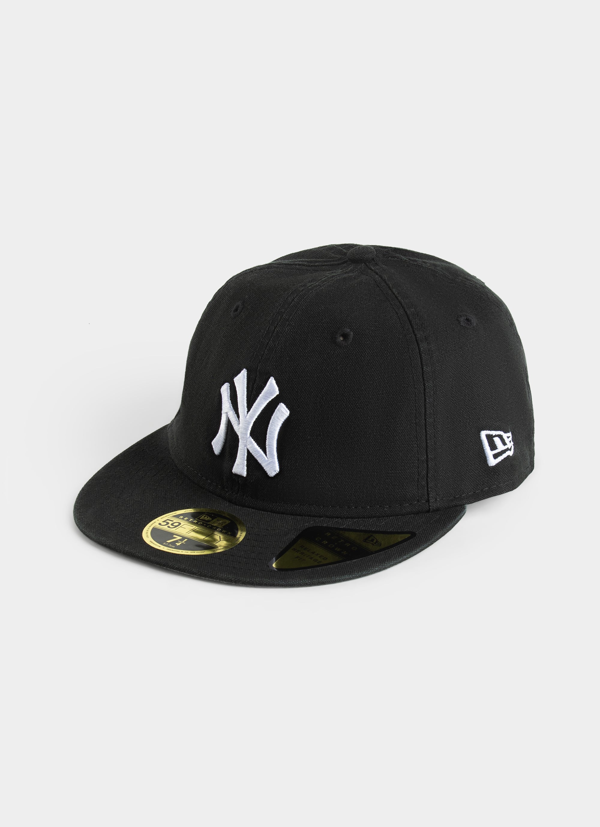 New Era Mlb 9fifty New York Yankees Retro Crown Fitted Cap in Black Red Rat