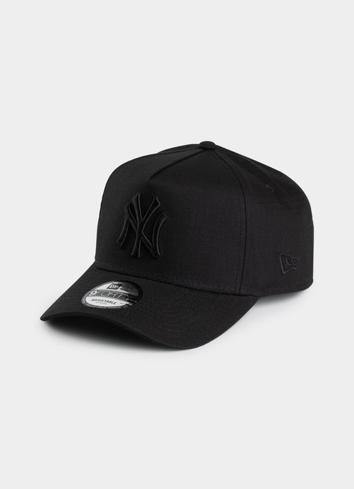 New Era Mlb 9forty A-frame Black Ripstop New York Yankees Cap in Black ...