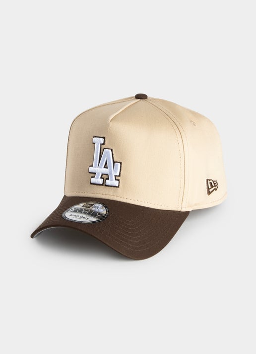 New Era Mlb 9forty A-frame Los Angeles Dodgers Choc Oats Snapback Cap ...