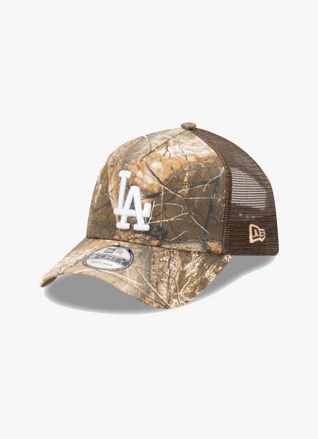 Image of New Era MLB 9Forty A-Frame Los Angeles Dodgers Realtree Edge Trucker Cap