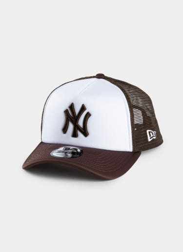 New Era Mlb 9forty A Frame New York Yankees Evergreen Snapback Cap