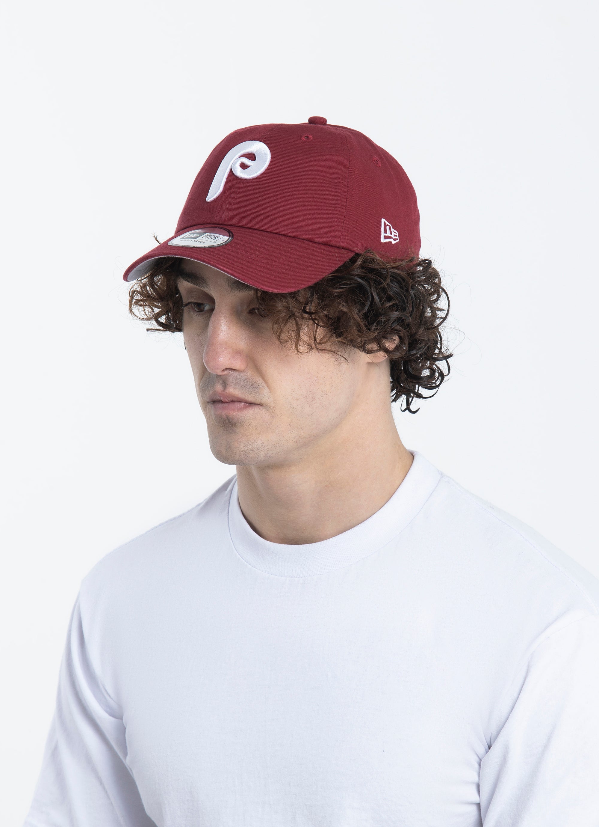 Philadelphia Phillies 47 Brand Cooperstown Vintage Maroon Clean Up  Adjustable Hat