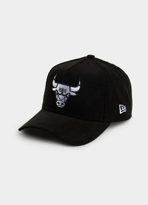 New Era Nba 9forty A Frame Chicago Bulls Corduroy Snapback Cap in Black ...