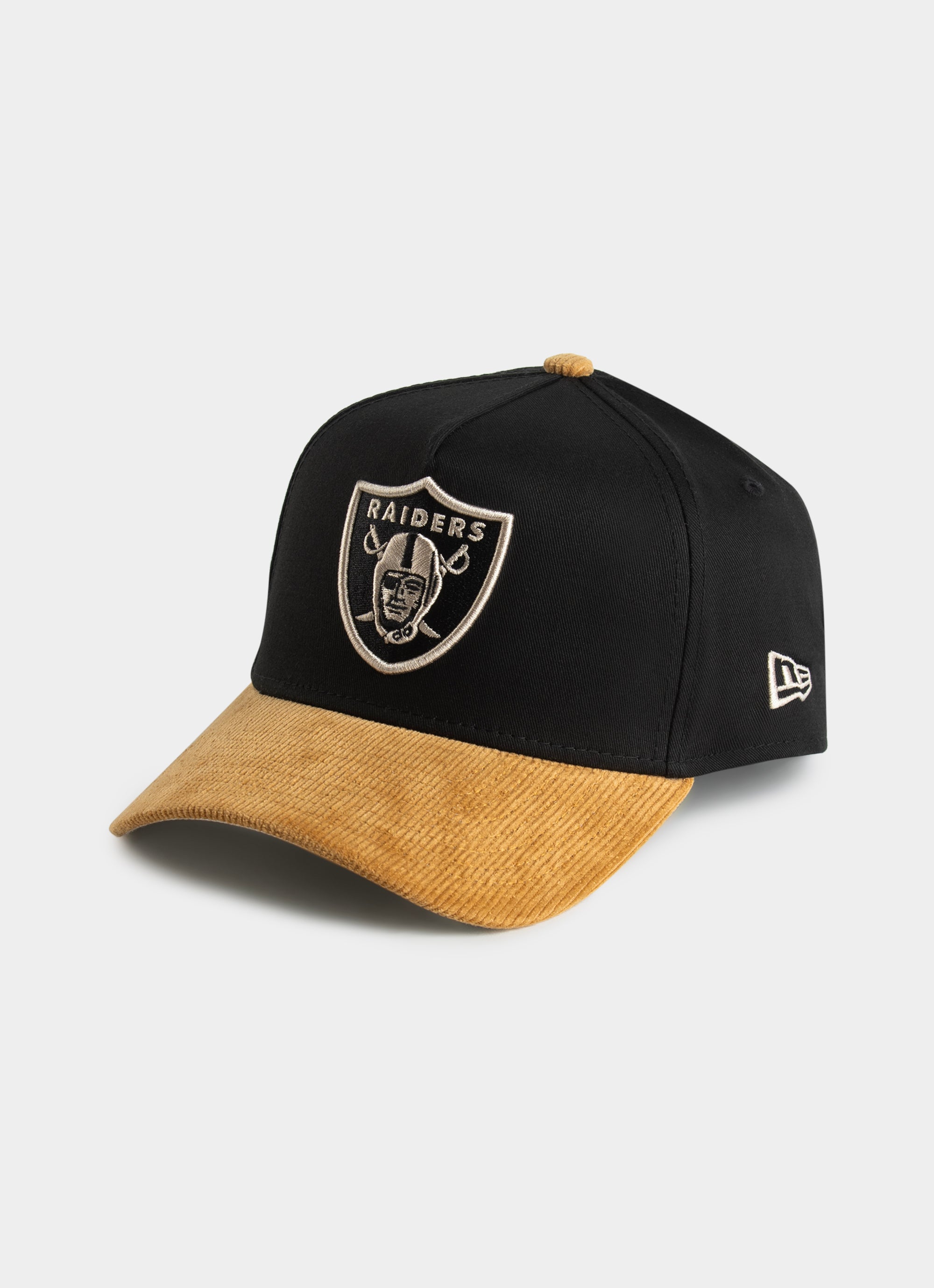 New Era Nfl 9forty A frame Las Vegas Raiders Premium Wheat Snapback Cap in Black Red Rat