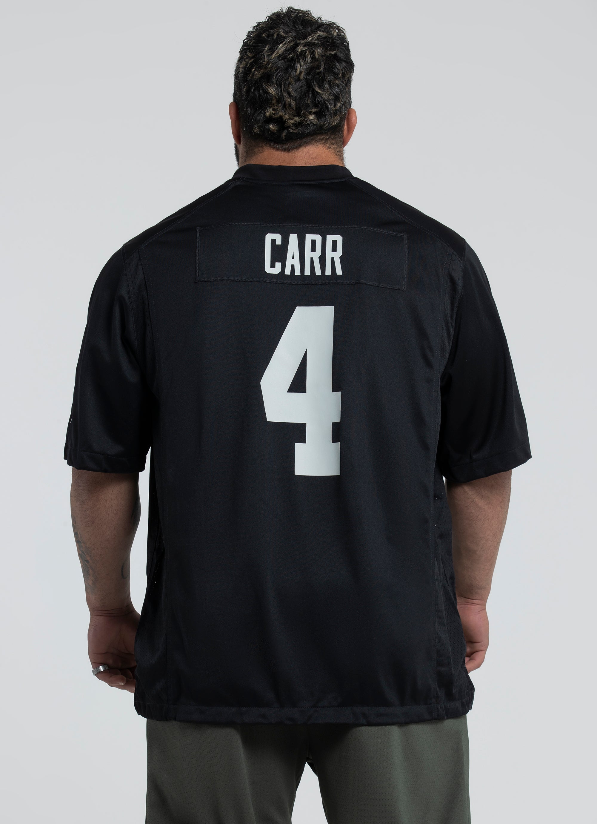 Nike, Shirts, Nike Mens Stitched Oakland Raiders Nfl Football Jersey 4  Carr