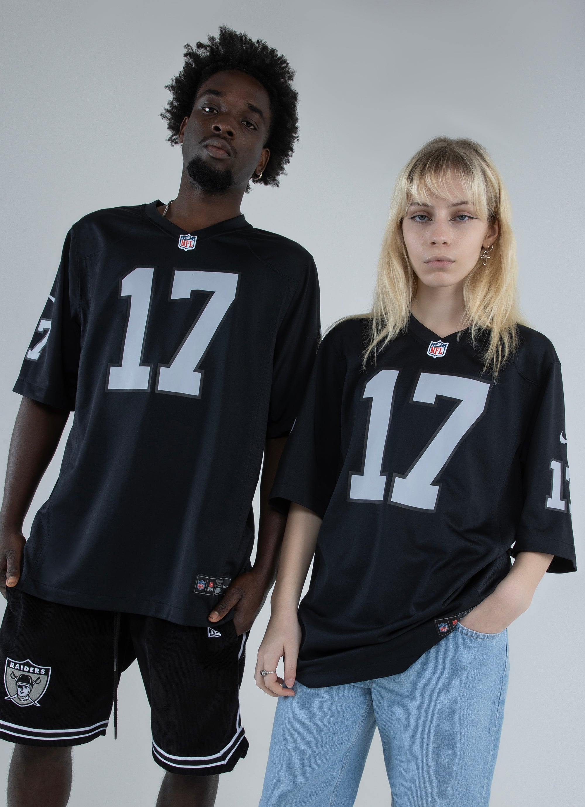 All black shop raiders jersey