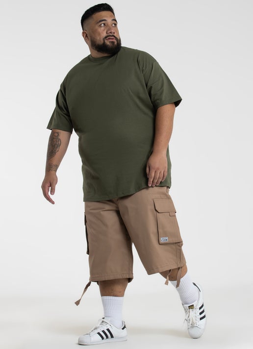 Proclub Twill Cargo Shorts - Big & Tall in Unknown | Red Rat