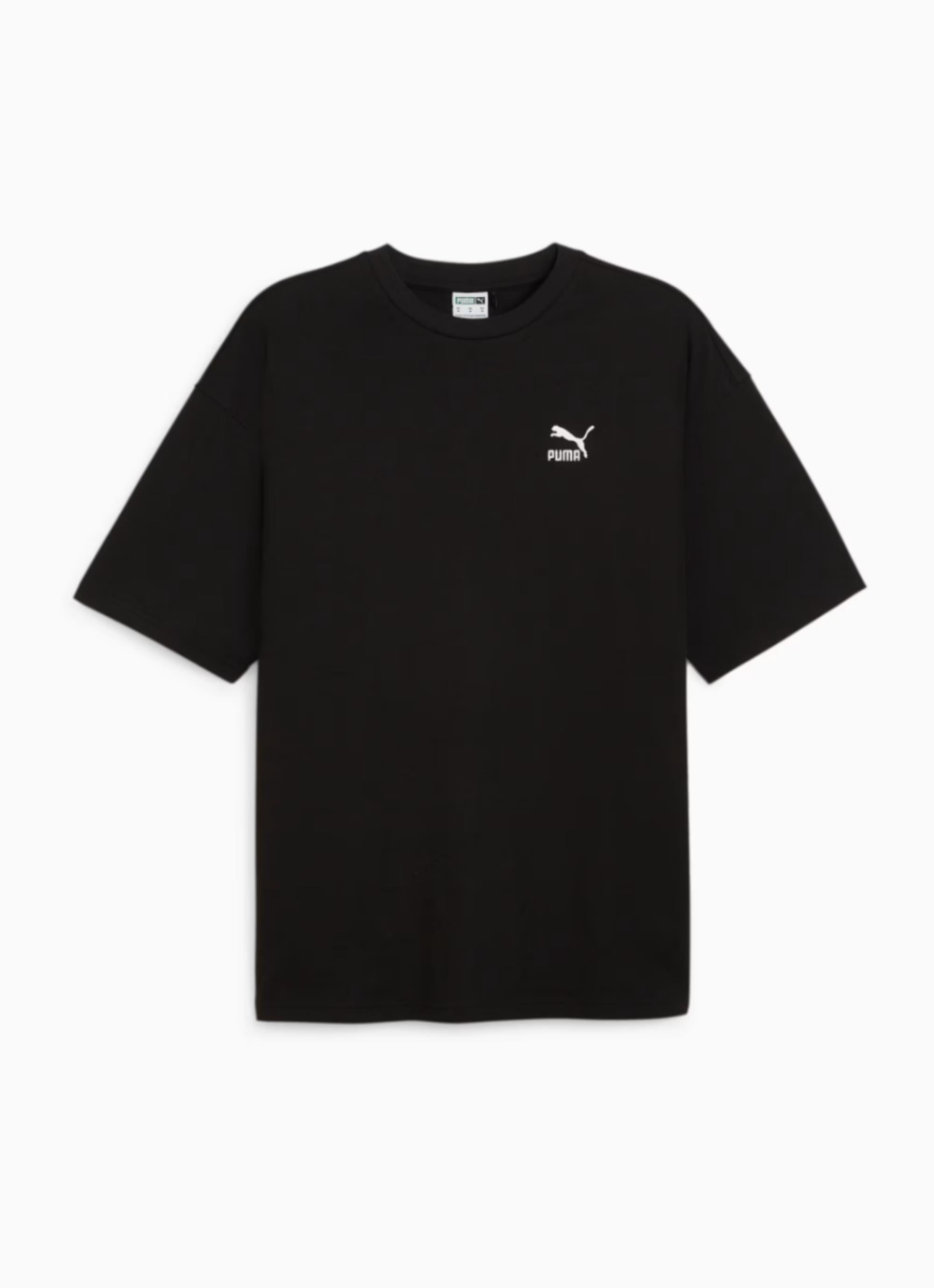 Puma Better Classics Tee Big Tall in Black Red Rat