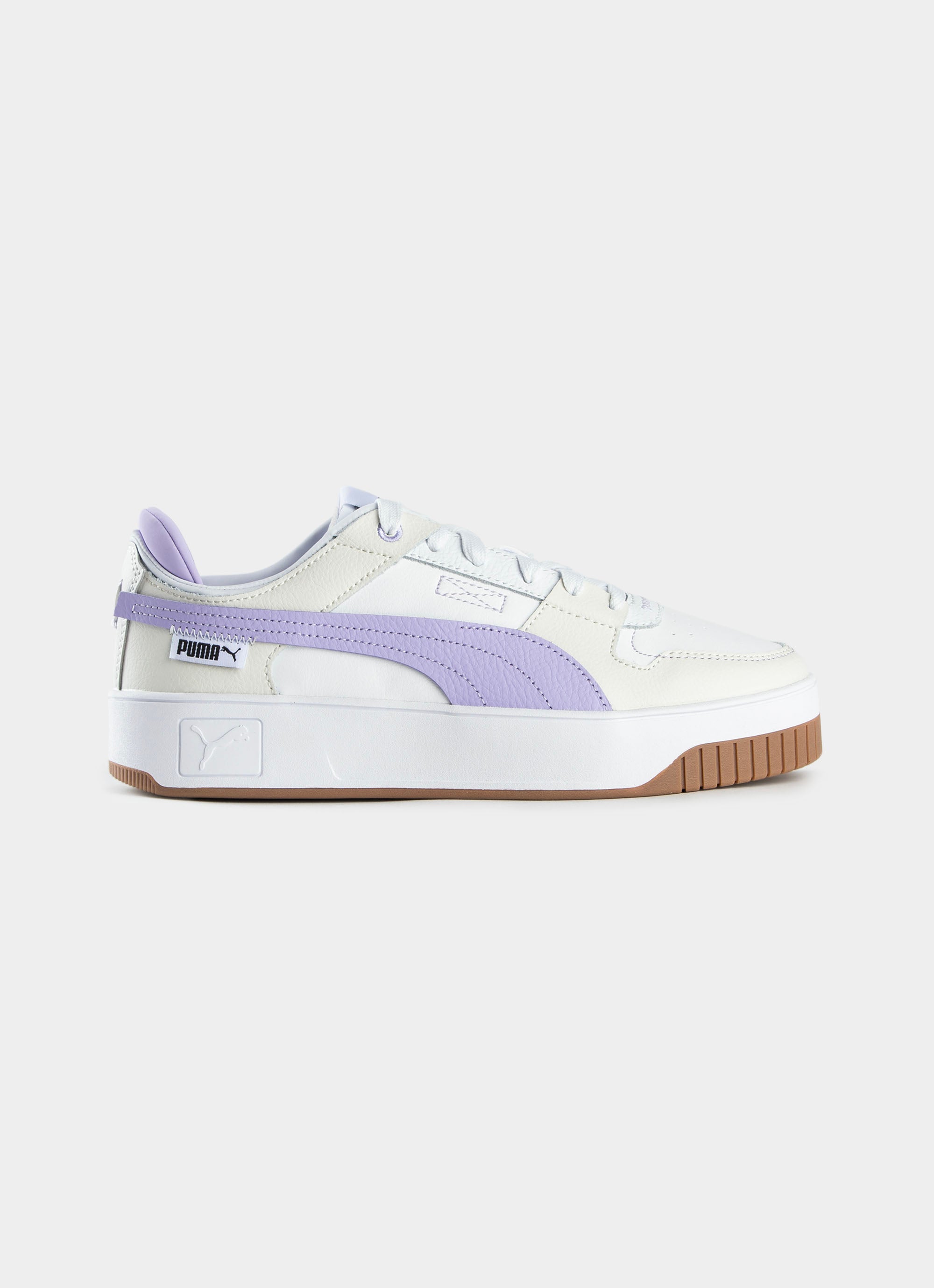 Puma Carina Street Wip Shoes Womens in White Red Rat