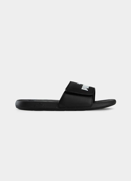 Puma Cool Cat 2.0 Slides in Black | Red Rat