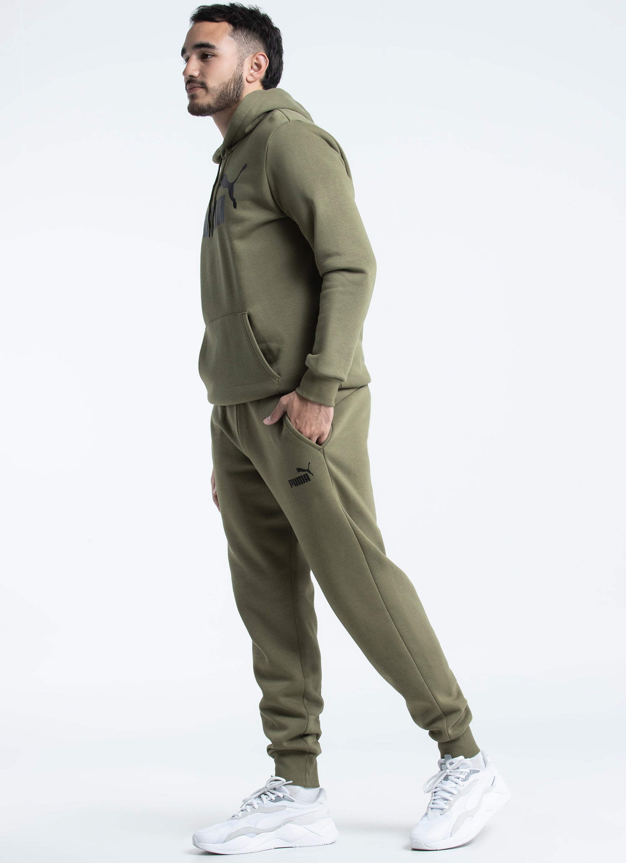 dark green puma tracksuit