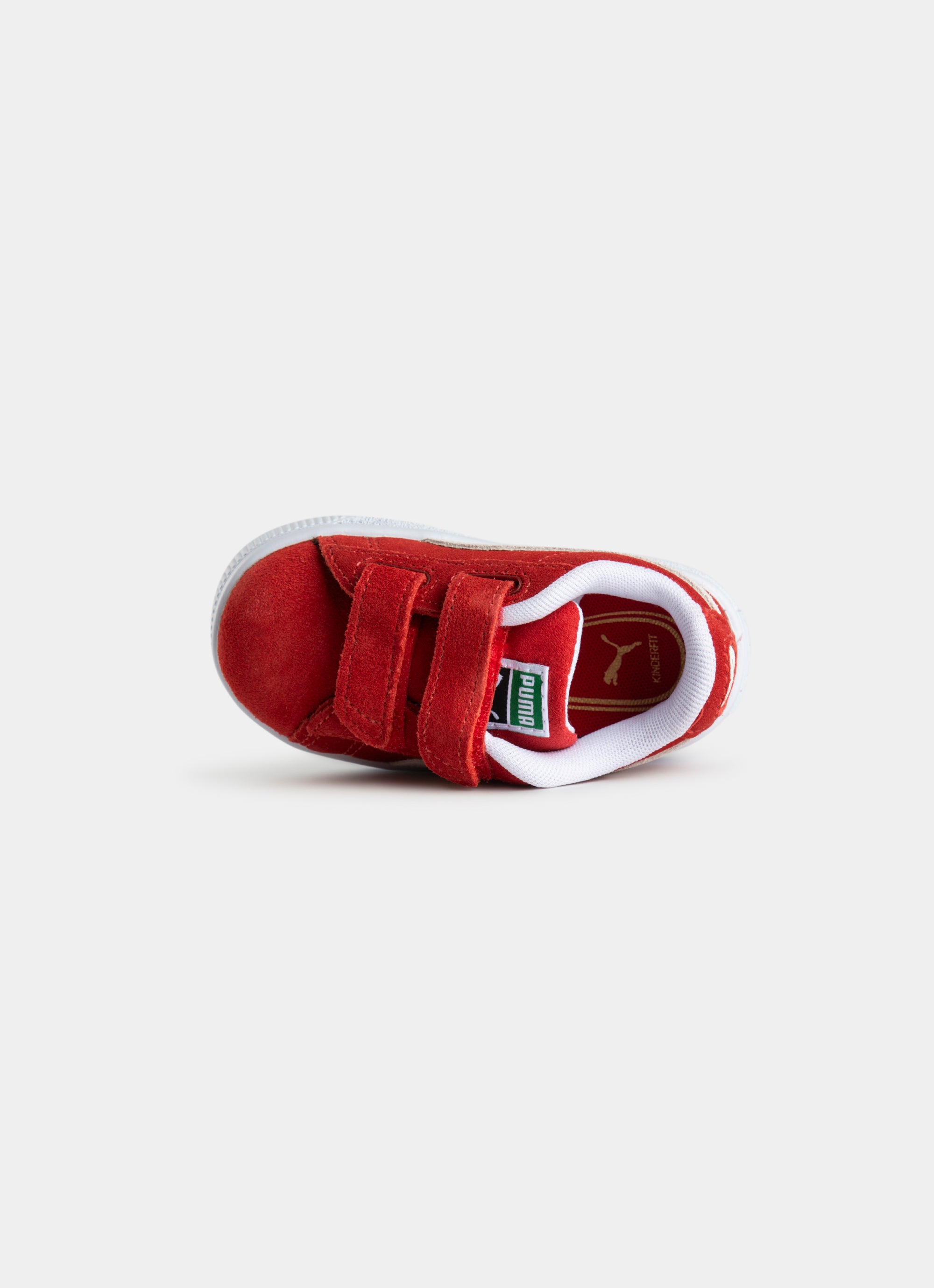 Puma suede cheap red kids