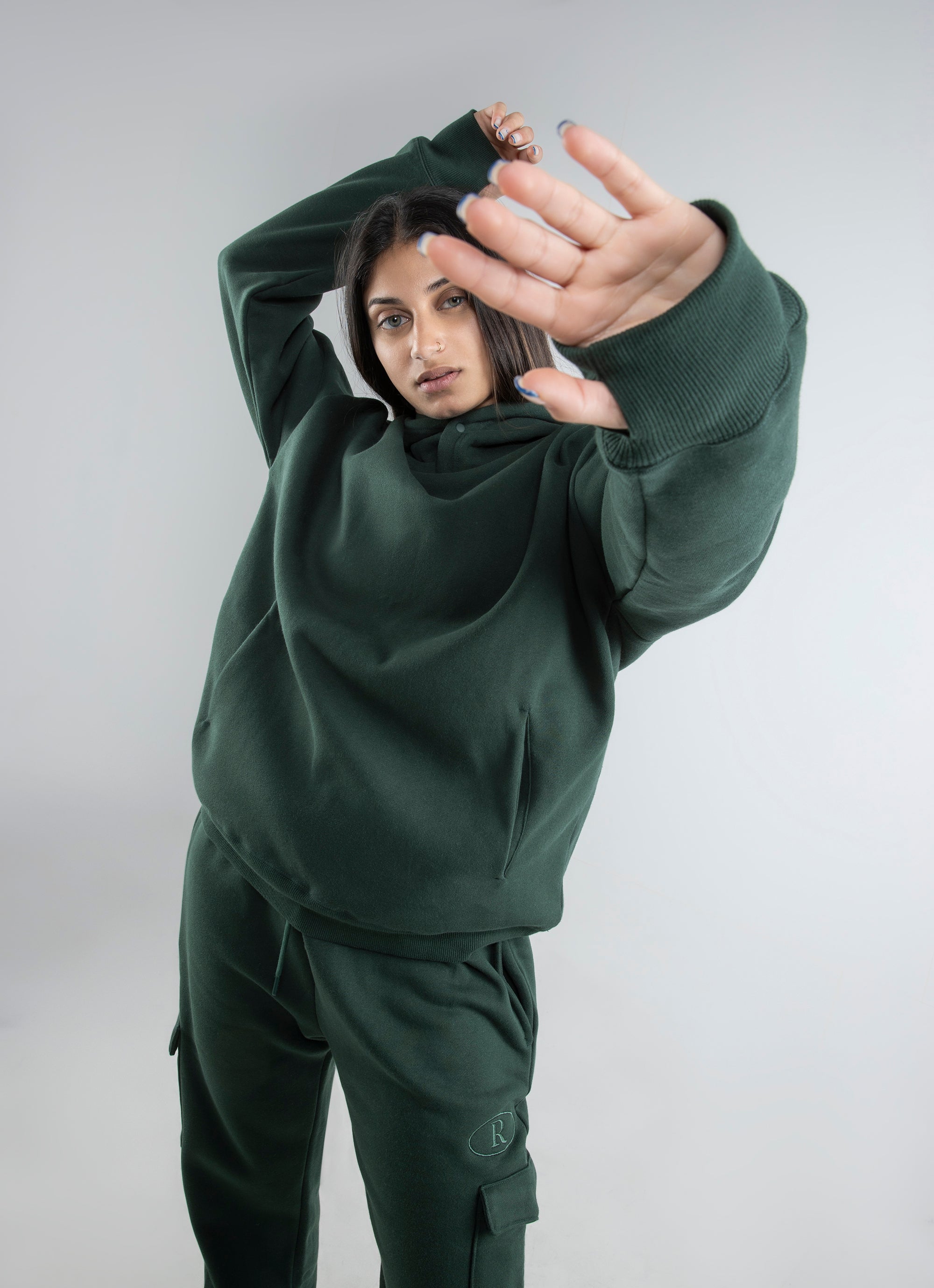 Green hot sale tea hoodie