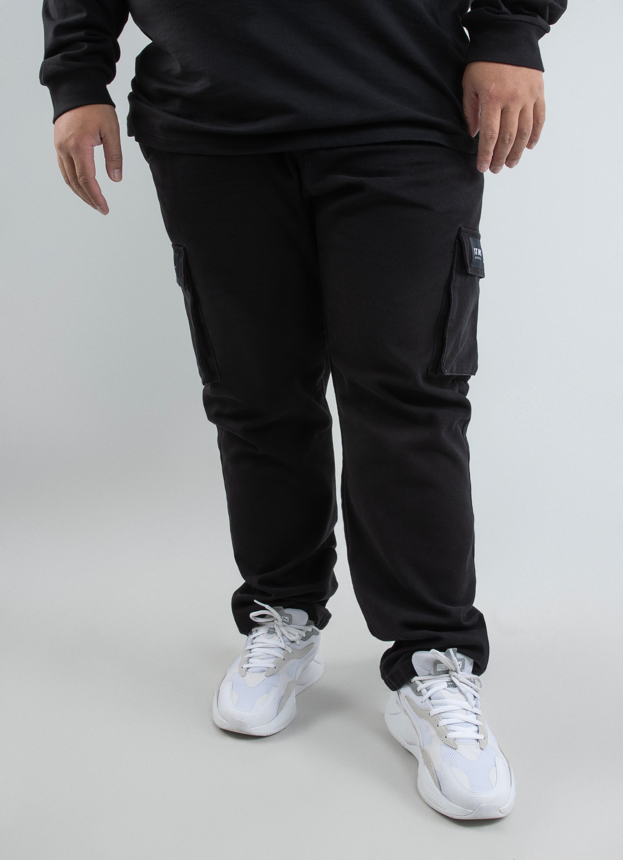 Big and tall black cargo clearance pants