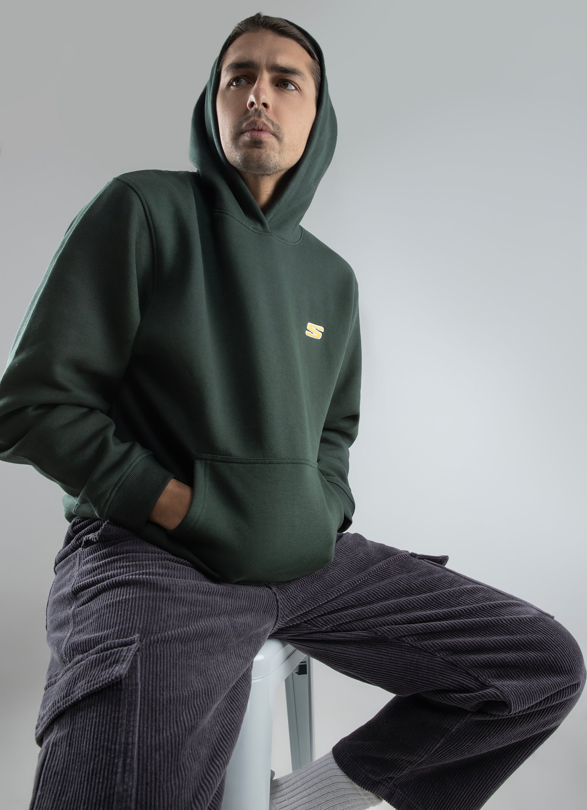 Hooded military tape on sale sweatshirt