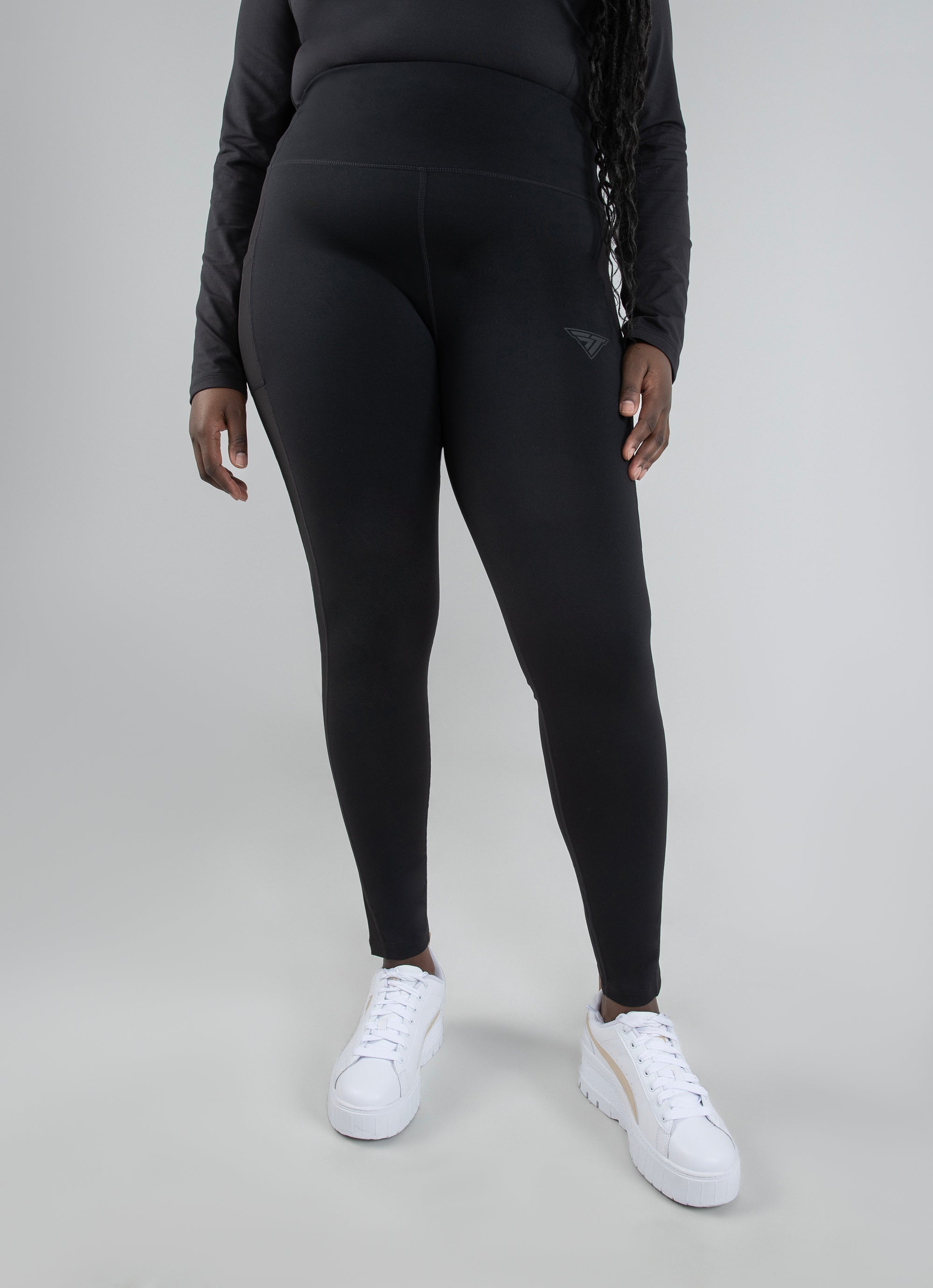 Stryde Butter Soft Leggings - Curve in Black