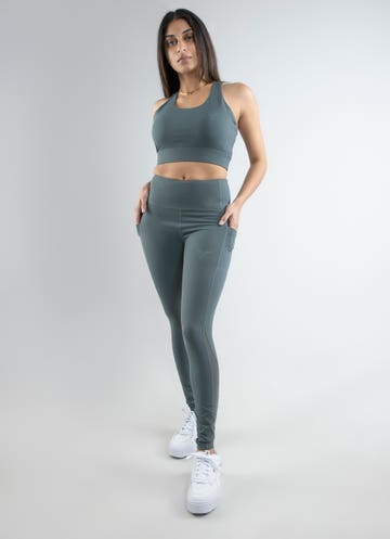 Stryde Try Out Leggings in Green