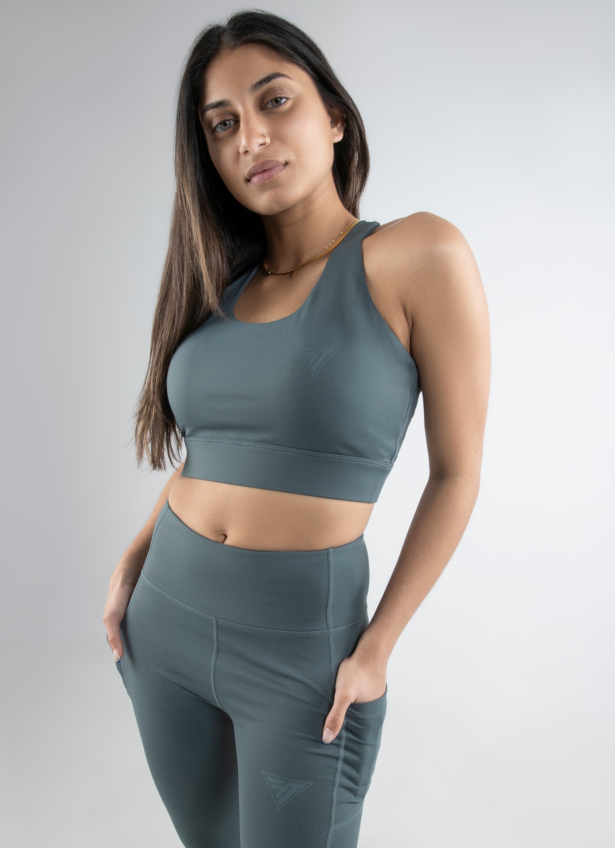 Stryde Try Out Sports Bra in Green