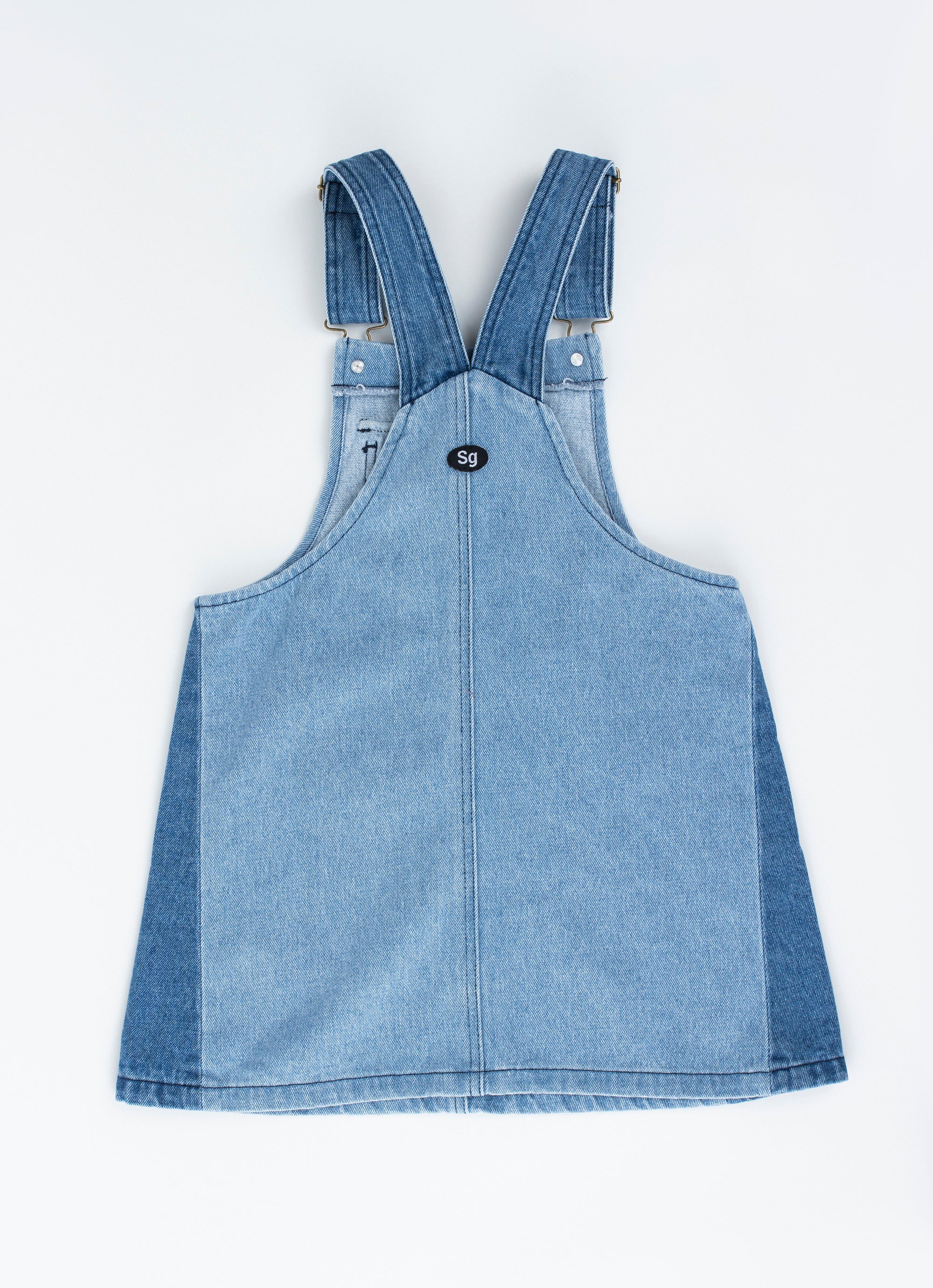 Pocket Side Split Back Dungaree Dress  Womens denim dress, Dungaree dress,  Denim overall dress