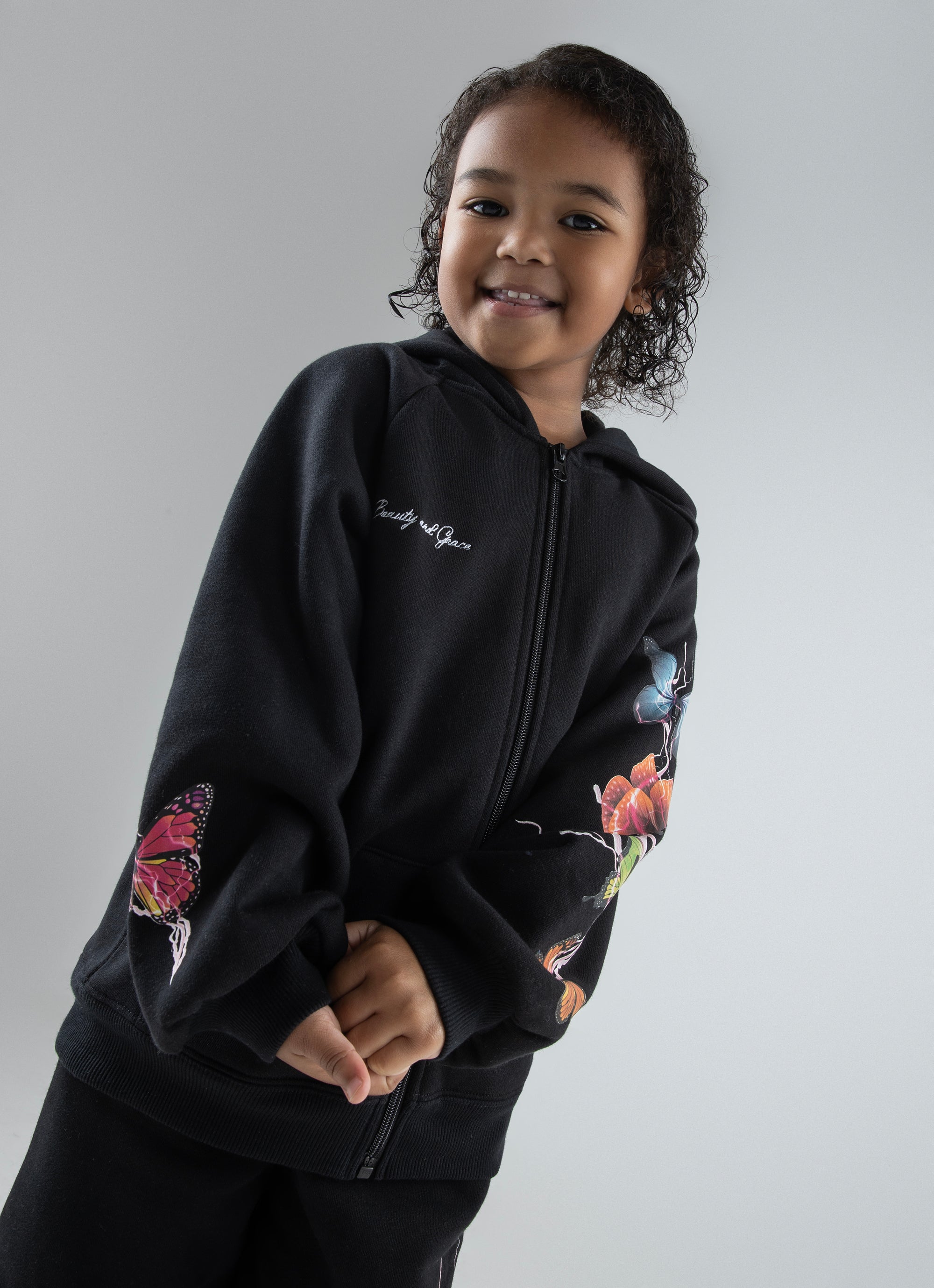 Girls deals black sweatshirt