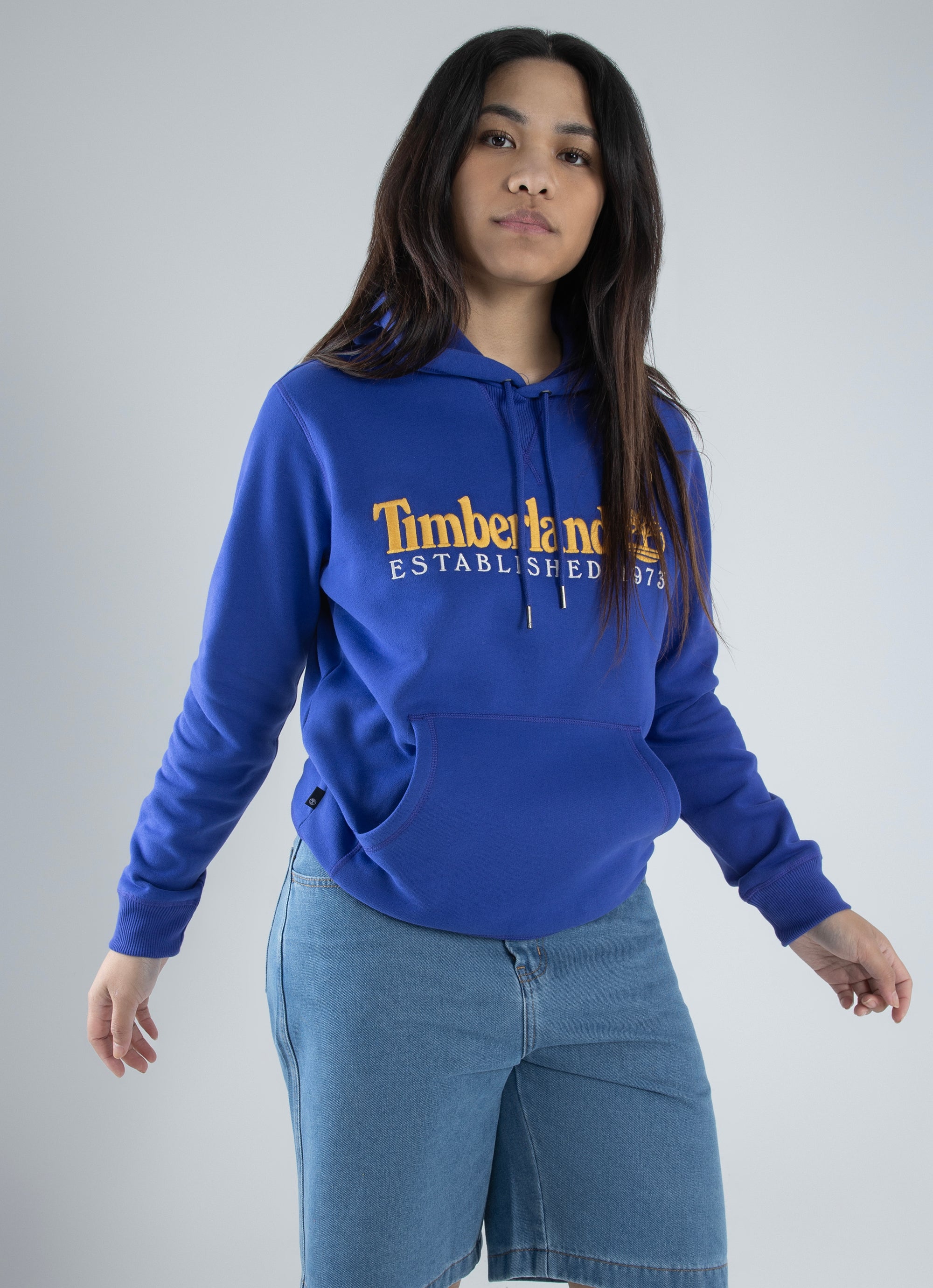 Blue 2024 timberland hoodie