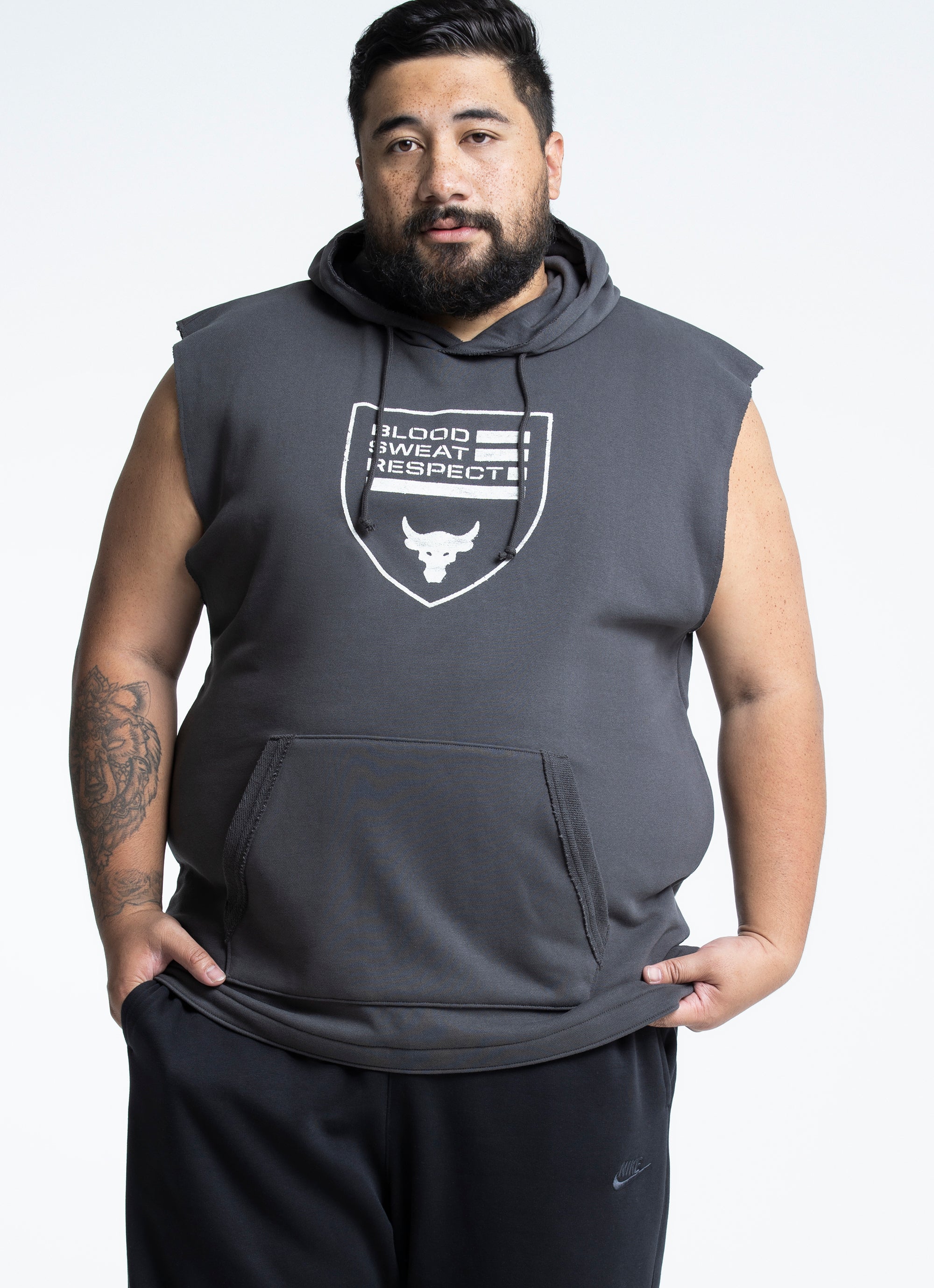 large tall under armour hoodie