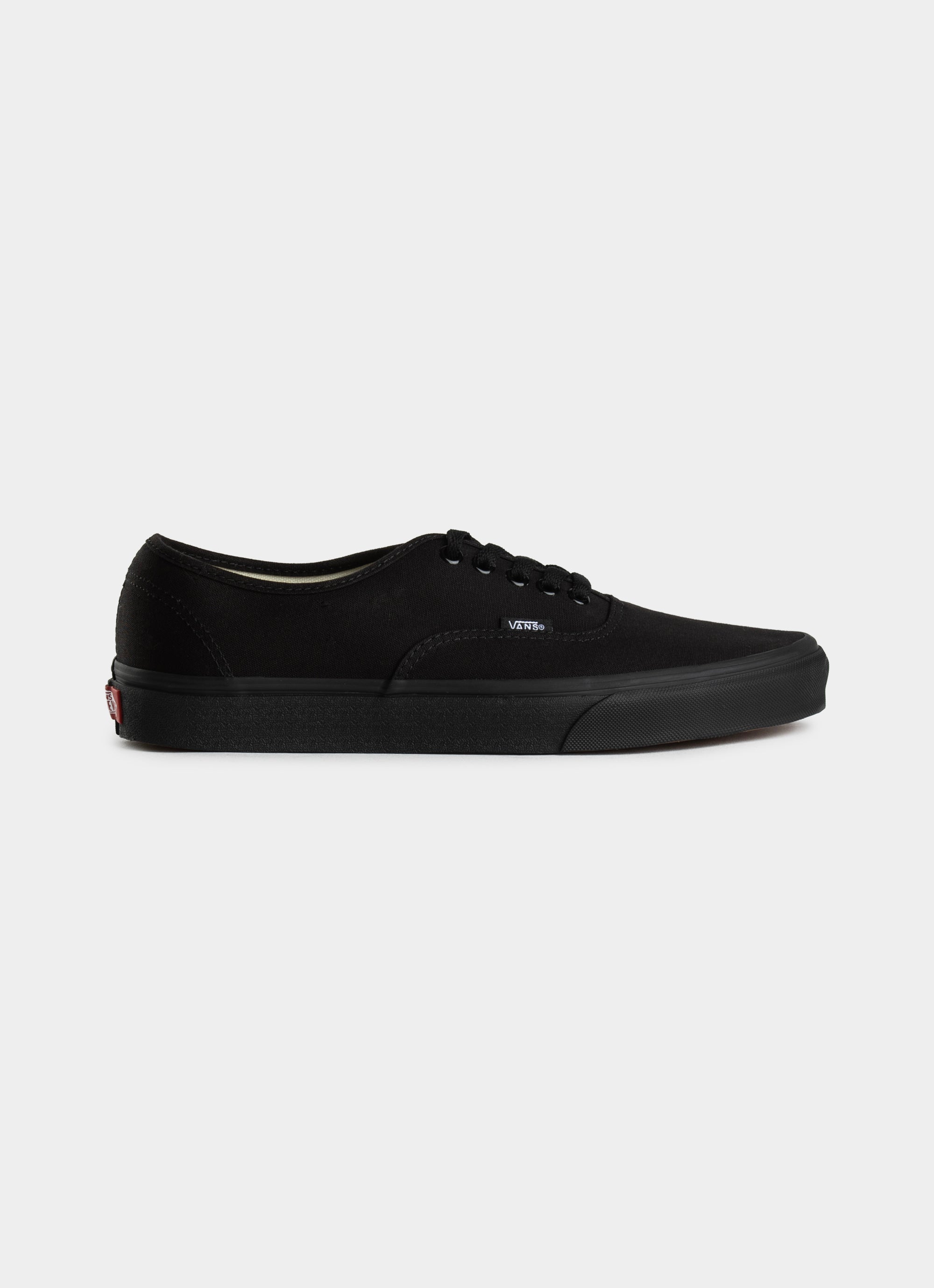 Vans Authentic Shoes Unisex in Black Red Rat