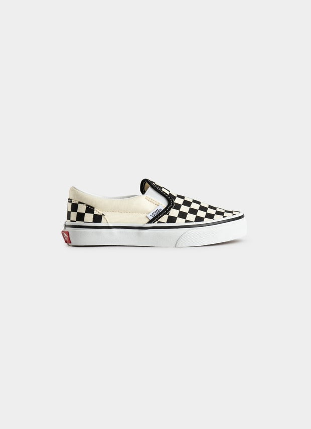 Image of Vans Checkerboard Slip-On Shoes - Kids