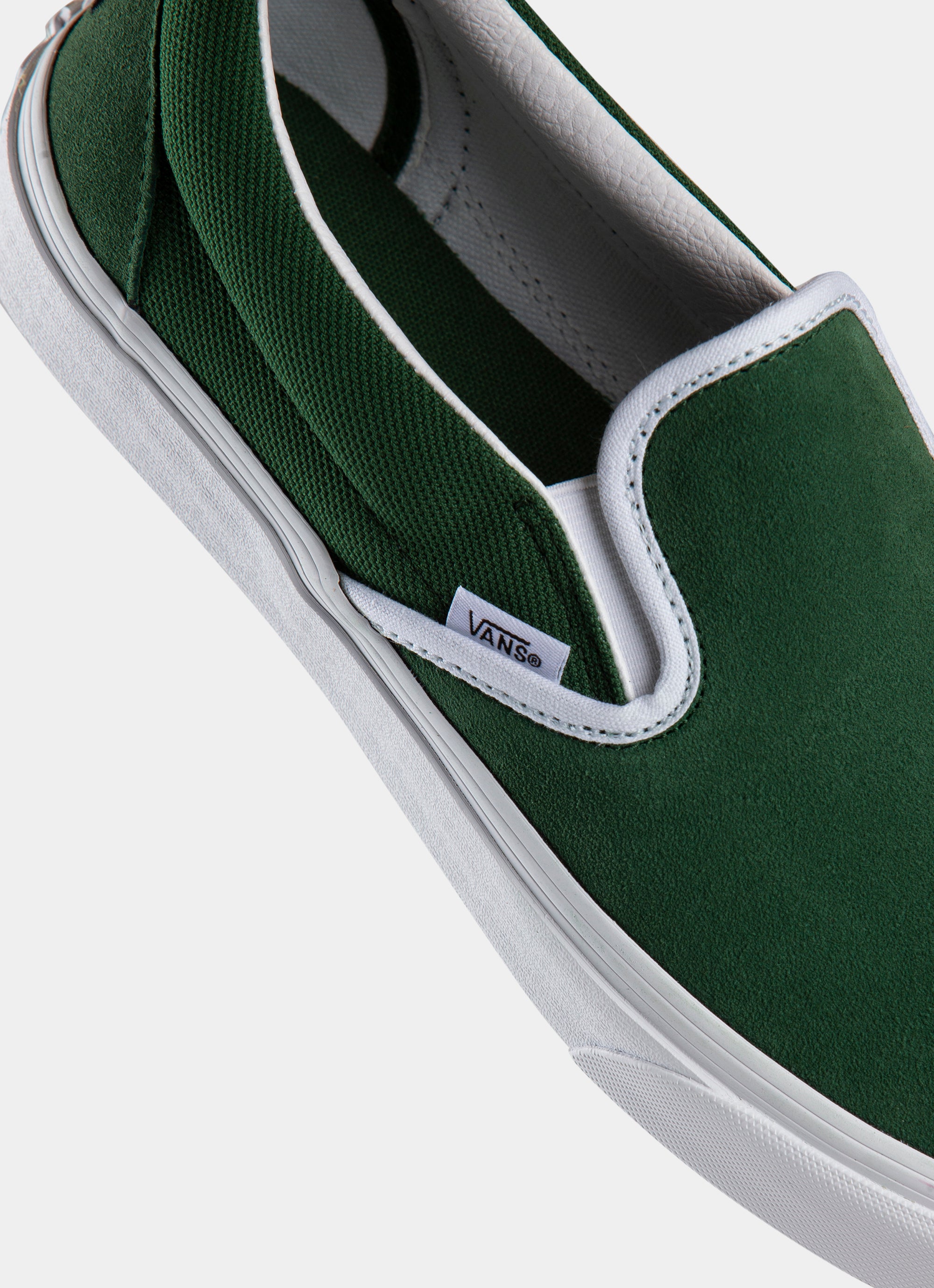 Green slide hot sale on vans