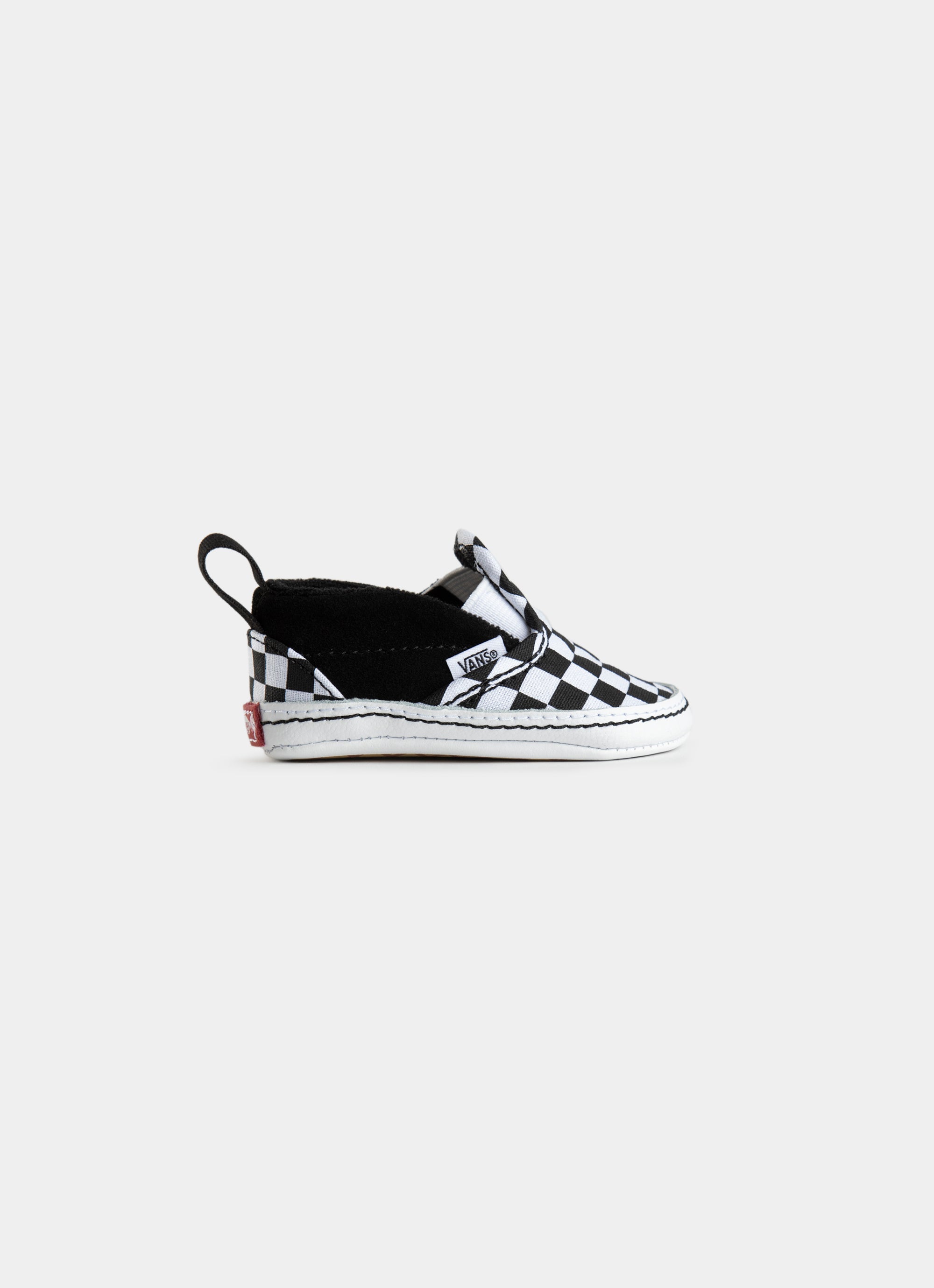 Vans checkerboard infant 2024 slip on crib shoes