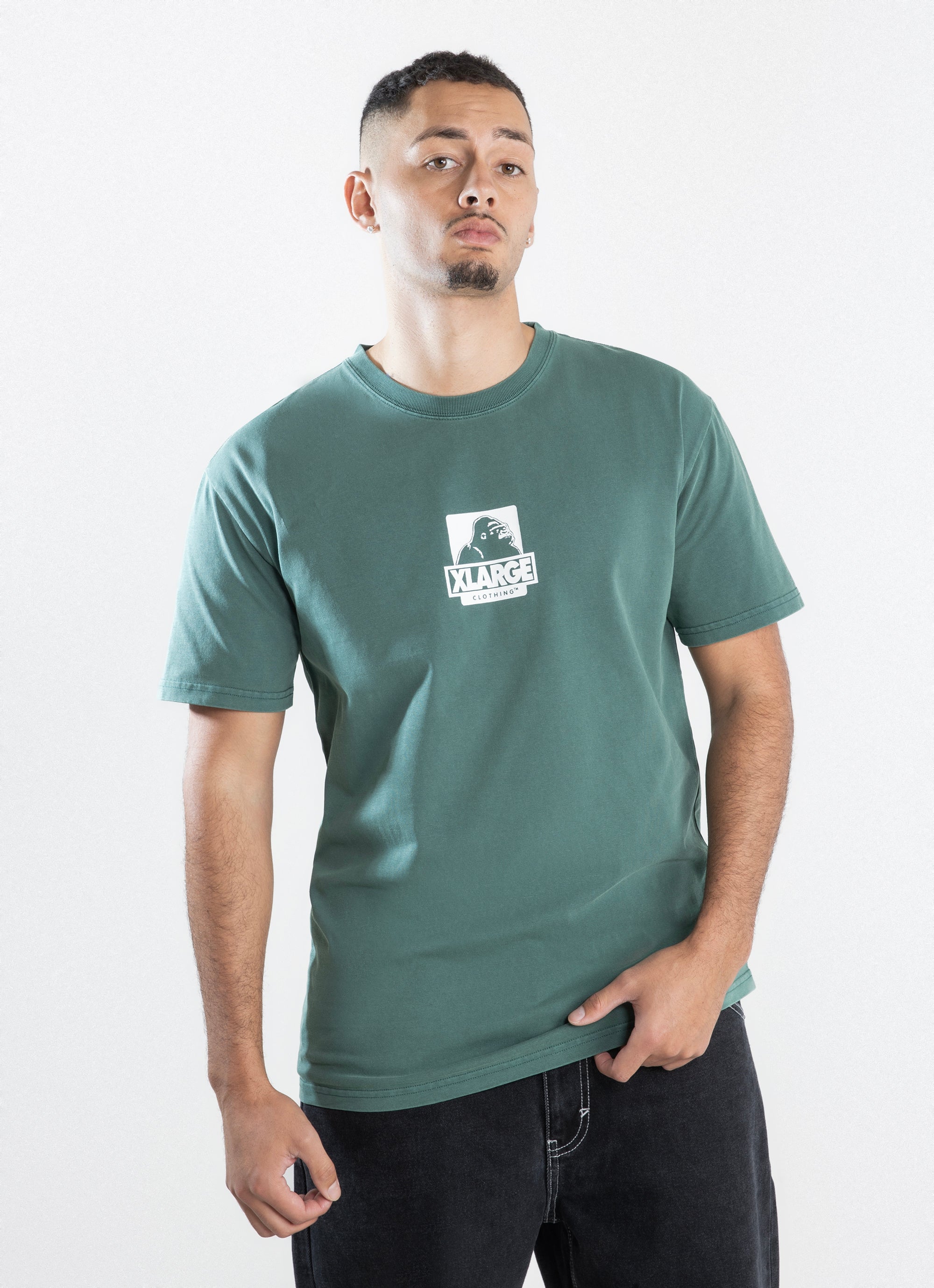 Xlarge 91 Og Ss Tee in Green | Red Rat